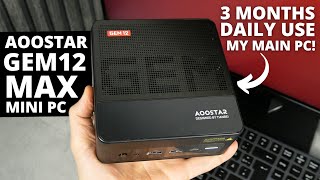 AOOSTAR Gem12 Max REVIEW: This Mini PC Became My Main Computer! AMD Ryzen 7 8745HS