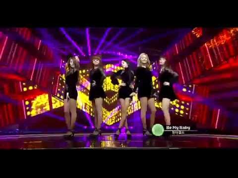 [LIVE] 111204 Wonder Girls - Be My Baby @ Inkigayo