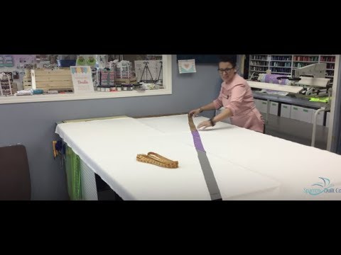 Learn how to piece your quilt backing diagonally