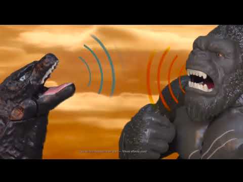 Monsterverse Battle Roar Kong and Godzilla