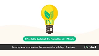Sustainability Project Idea #11 Level Up your Reverse Osmosis Membrane for a Deluge of Savings
