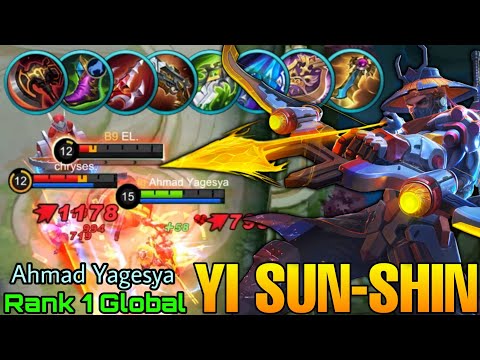 Perfect Outplay YSS Shutdown All Enemies - Top 1 Global Yi Sun Shin by Ahmad Yagesya - Mobile Legend
