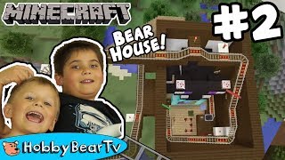 Minecraft Build Bear Tree House Part 2 HobbyBearTV