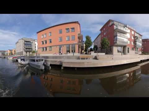 VR 360 Åkers canal through Åkersberga town