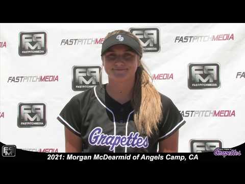 2021 Morgan McDearmid First Base and Outfield Softball Skills Video - Grapettes 18 Gold