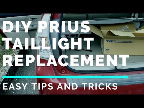 How To Replace The Taillight Assembly On A 2012 to 2017 Toyota Prius V