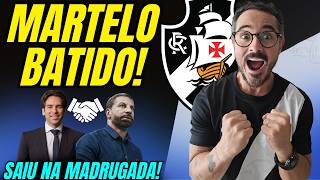 MARTELO BATIDO! SAIU NA MADRUGADA E CHOCOU A TORCIDA DO VASCO! RENATO JOGOU TUDO NO VENTILADOR