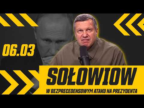 Sołowiow przeprowadza bezczelny atak! Takich słów się nikt nie spodziewał.