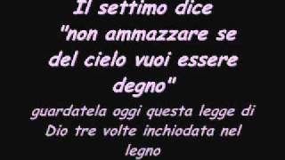 Il testamento di Tito testo - Fabrizio de André