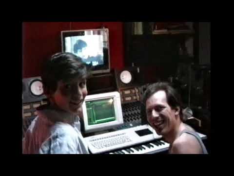 Hans Zimmer shares his Fairlight with David Eberts while writing music for "Burning Secret" (1988)