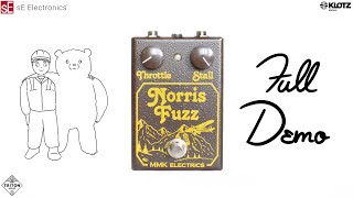 Video thumbnail for MMK Electrics Norris Fuzz DEMO + REVIEW | Burr Brown Op Amp Deluxe Drive | Guitar & 5 String Bass by Pair of Pandas