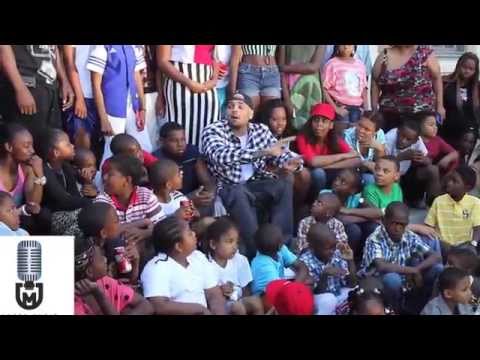 Uiie Popcorn & Chris Brown @ Video Shoot @ 59th street school