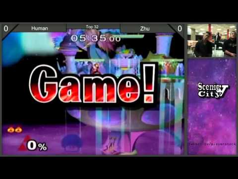 Scenic City V: Melee Singles - Zhu(Sheik) VS Human(Peach)
