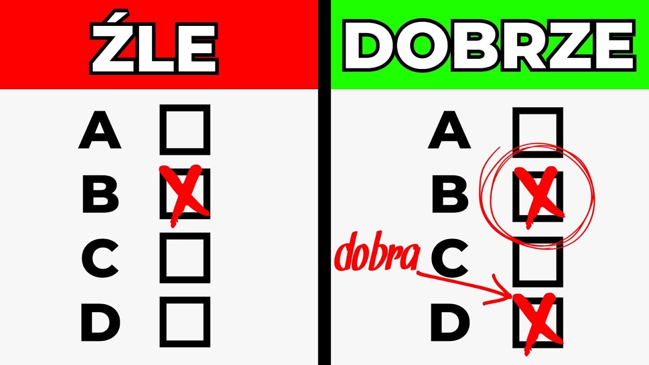 JAK POPRAWNIE STRZELAĆ NA EGZAMINIE