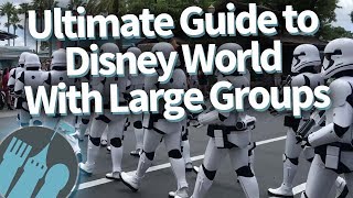The Ultimate Guide to Doing Disney World With A Large Group!