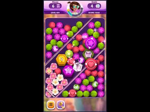 Diamond Diaries Saga Level 604 - NO BOOSTERS 💎 | SKILLGAMING ✔️