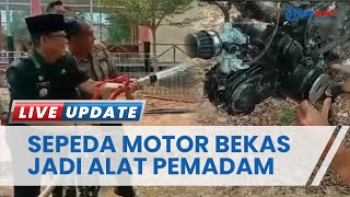 Sepeda Motor Bekas Disulap Jadi Pemadam Kebakaran Mini, Bisa Jangkau Daerah yang Lahannya Sempit