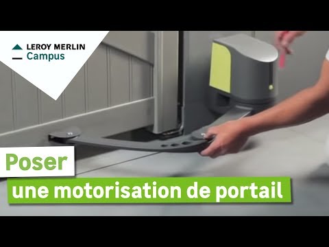 comment regler ouverture portail electrique