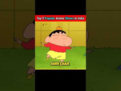Top 5 Popular Anime TV Show In India After Doraemon & Shin Chan #shorts #pokemon #doremon #shinchan