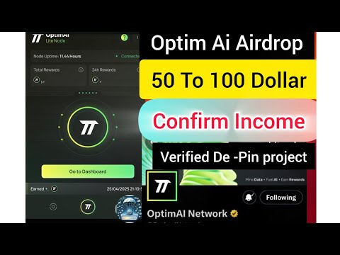 Optim Ai Airdrop - Run Extension Node Earned Rewards|Free AIRDROP 2025