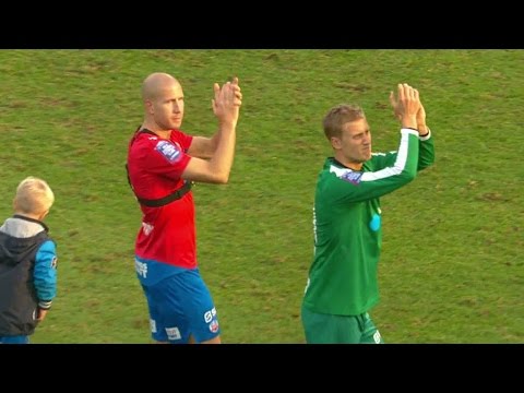 Lindström och Hansson tackas av inför HIF-publiken - TV4 Sport