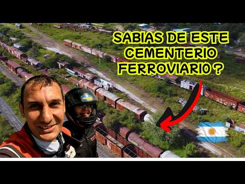 Explorando localidades de San Luis en moto | El cementerio de vagones de Villa Salles.