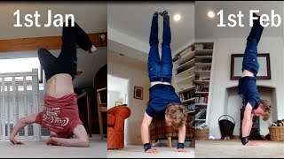 Learning to Handstand in 1 Month | My Handstand Journey