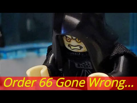 How did Palpatine Contact ALL the Clone Commanders During Order 66 Lego Star Wars Stop Motion Short