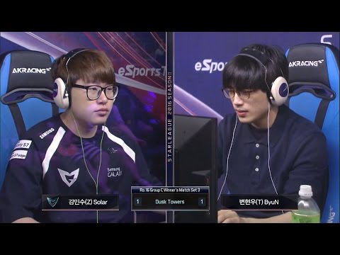 [SSL S2] Ro.16 GroupC winner's match Solar vs ByuN 3set