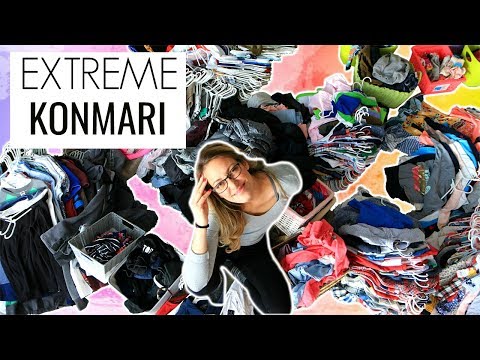 konmari method whole house organization and declutter | extreme marie kondo Myka Stauffer Video