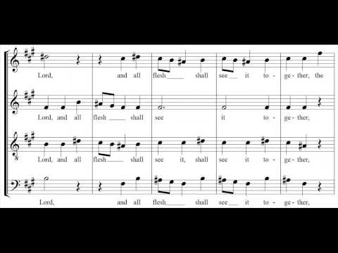 Haendel - Messiah - And the glory of the Lord - Jacobs