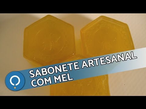 Sabonete artesanal de mel