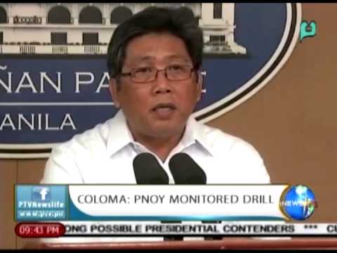 NewsLife: Coloma: PNoy monitored drill || Jul. 30, 2015