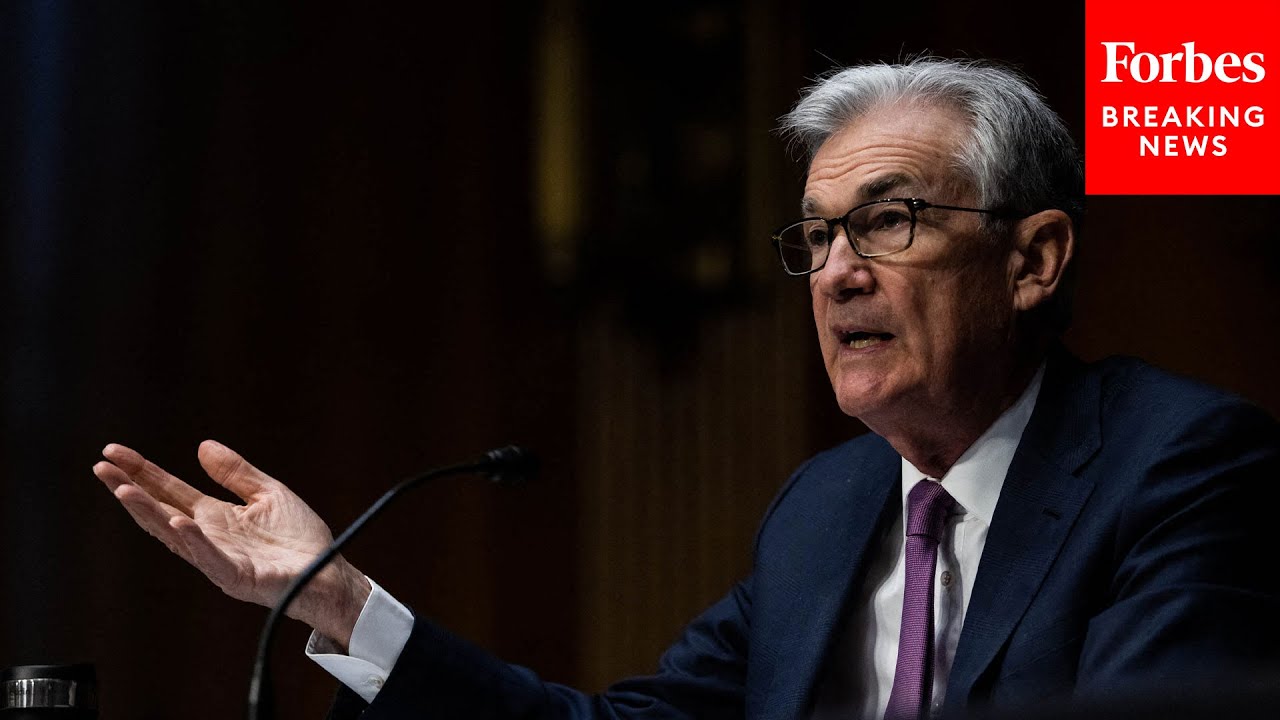 JUST IN: Fed Chair Jerome Powell Testifies Before The Senate Banking Committee