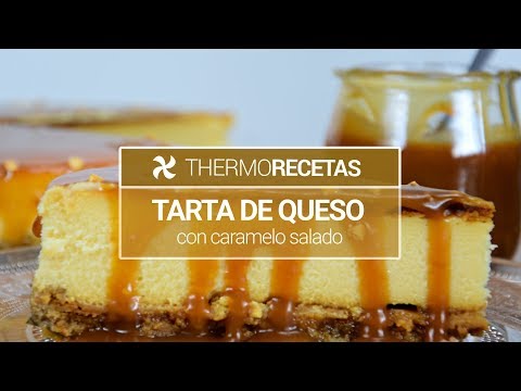 tarta de queso con caramelo salado