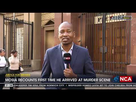Senzo Meyiwa Murder Trial Thabo Mosia recounts first time he arrived at the murder scene