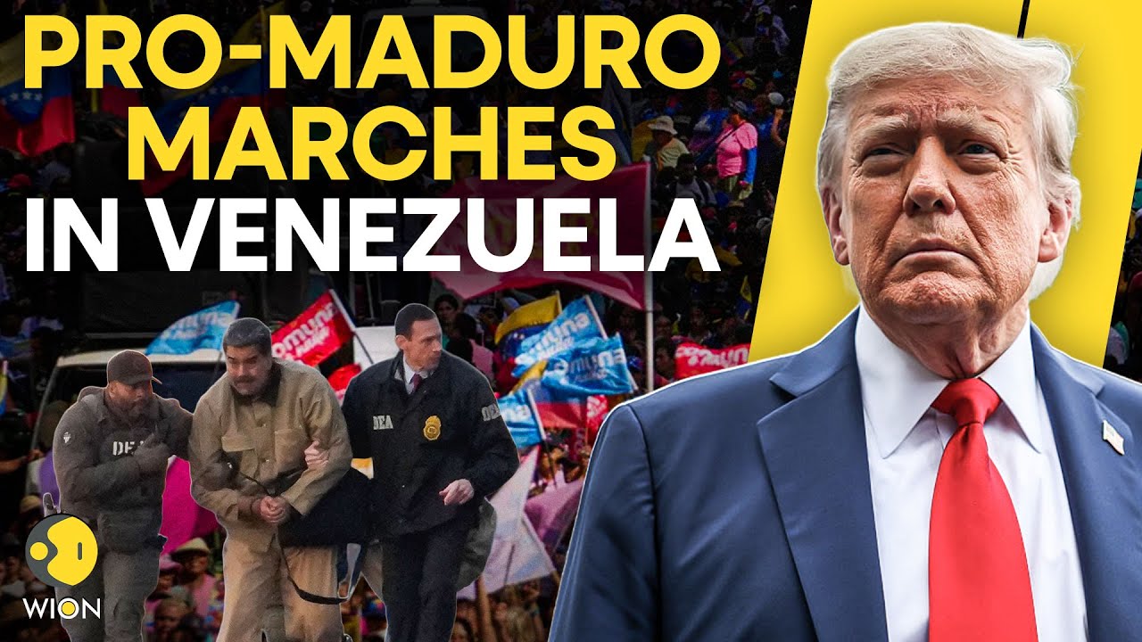 US Venezuela LIVE: Pro-Maduro Marches as Venezuela Reacts to Maduro’s Capture by US Forces | WION