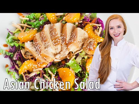 EASY Asian Chicken Salad - with juicy chicken breast!!