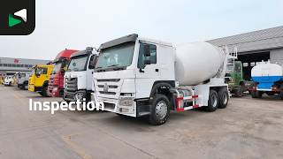 جديد شاحنة خلط الخرسانة Sinotruk Howo 371 6X4 Refurbished! Full Steel 12m3 mixer Manual Airco Euro 2 | صورة 4 - Machineryline
