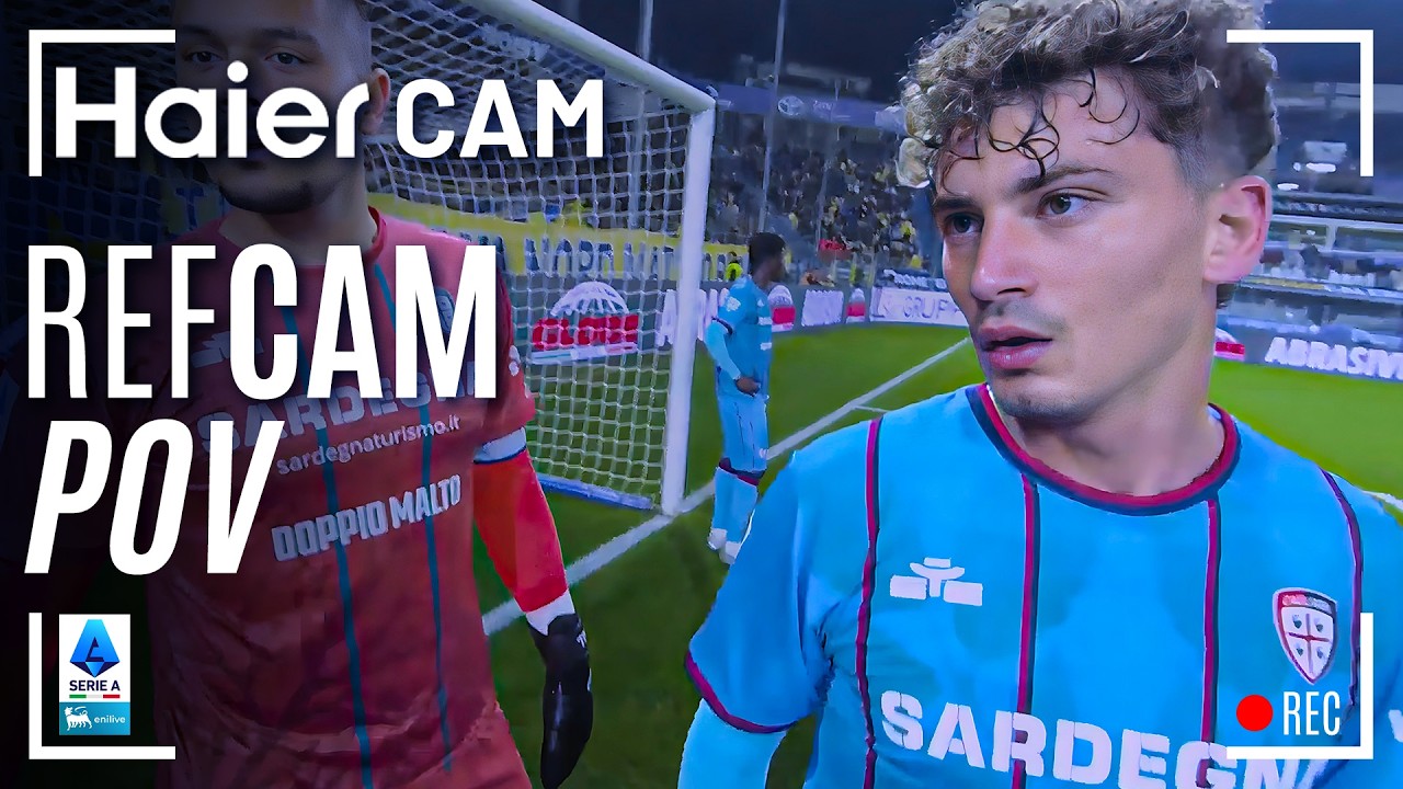 HAIER CAM | REF CAM POV: You Are The Referee in Parma-Cagliari | Serie A 2025/26