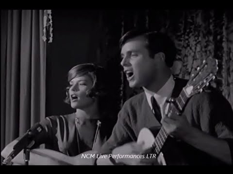 (New Christy Minstrels Live) Karen Gunderson & John Merritt "Greenback Dollar" 1963 Sherwood Singer