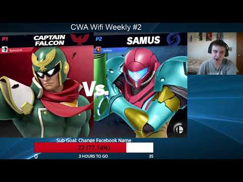 CWA Wifi Weekly 02 - Syn (Captain Falcon) vs Jewls (Samus) Losers Semifinals