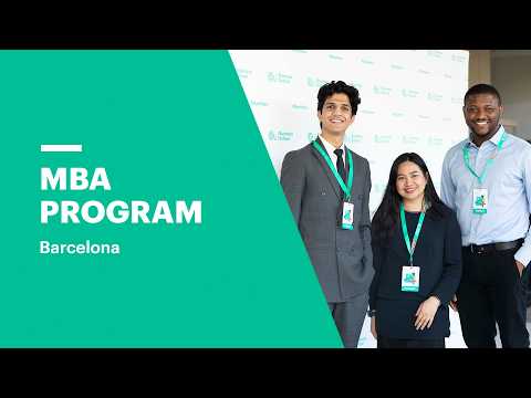 MBA program at EU Business School Barcelona