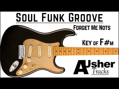 Soul Funk Groove in F# minor | Guitar Backing Track