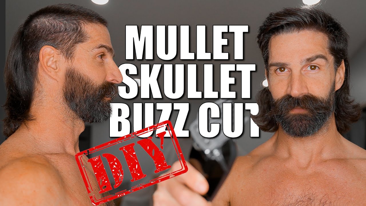 DIY Haircut- Mullet, Flattop, Skullet, Buzz Cut #haircut #hairstyle #hair #diy #beard #mustache