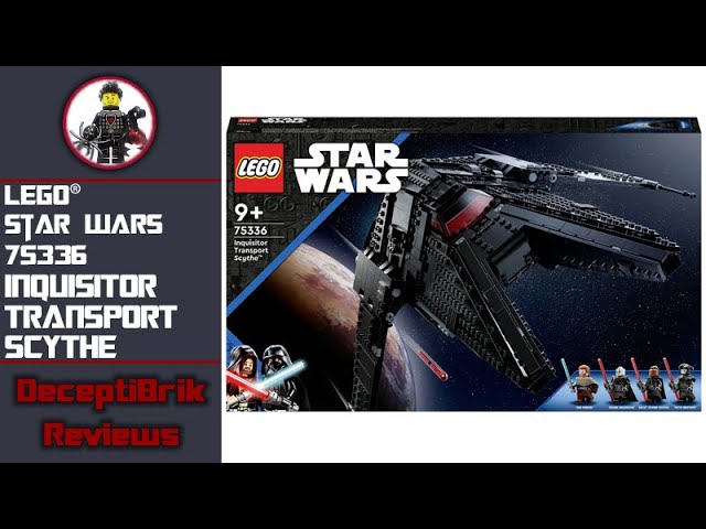 Vídeo relacionado con LEGO 75336 Star Wars Transporte Inquisitorial Scythe, Nave Estelar para Construir, Espadas Láser de Juguete, Mini Figuras Ben Kenobi y Gran Inquisidor