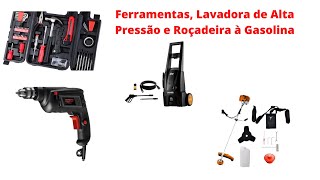 Ferramentas, Lavadora de Alta Presso e Roadeira  Gasolina