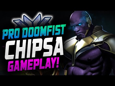 CHIPSA PRO DOOMFIST IN COMPETITIVE - 39 ELIMS! [ OVERWATCH SEASON 25 TOP 500 ]