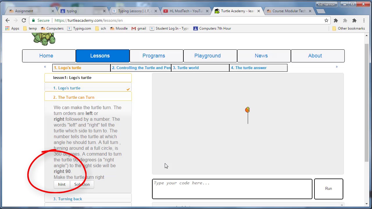 Turtle Academy 101 - Make your first code