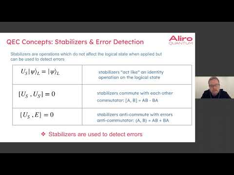 Quantum Error Correction Core Concepts: Stabilizers and Error Detection